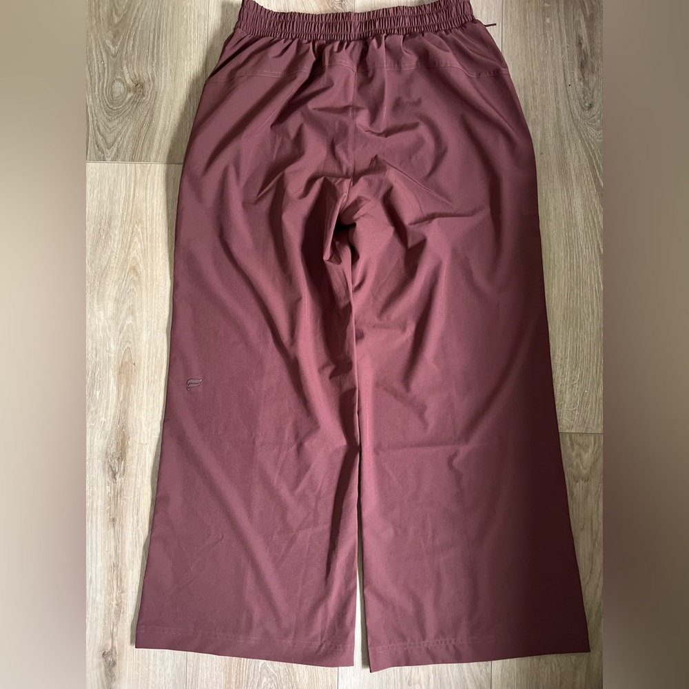 Fabletics Brown Wide-Leg Pants - Picture 5 of 11